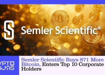 Semler Scientific Buys 871 Extra Bitcoin, Enters High 10 Company Holders – CryptoNinjas